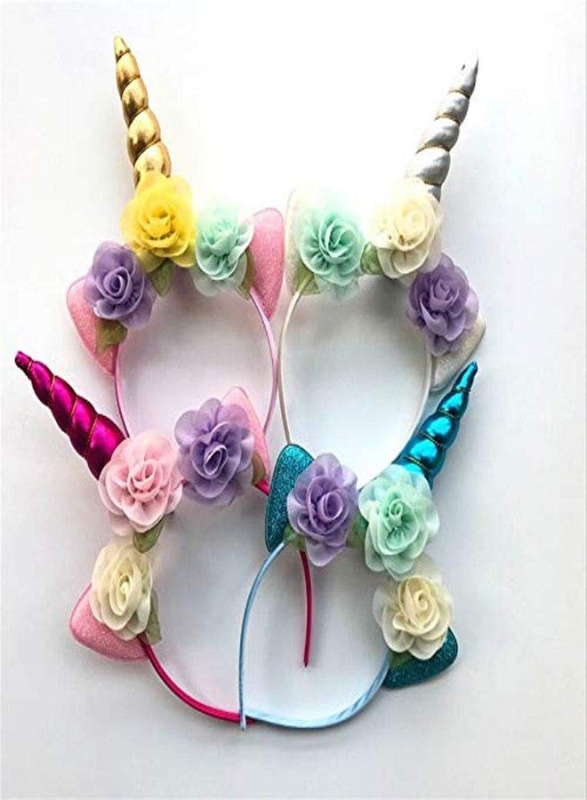Infispace® Girl's Unicrn Theme Party Crown Headband (Multicolor) - Image 2